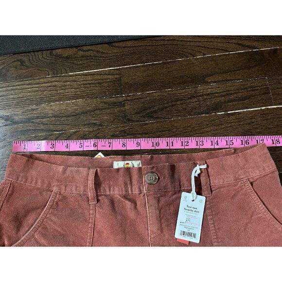 NWT Men's Marine Layer Archive Dominic Cord Shorts Sz 34 Mahogany Red $88 - Picture 8 of 8